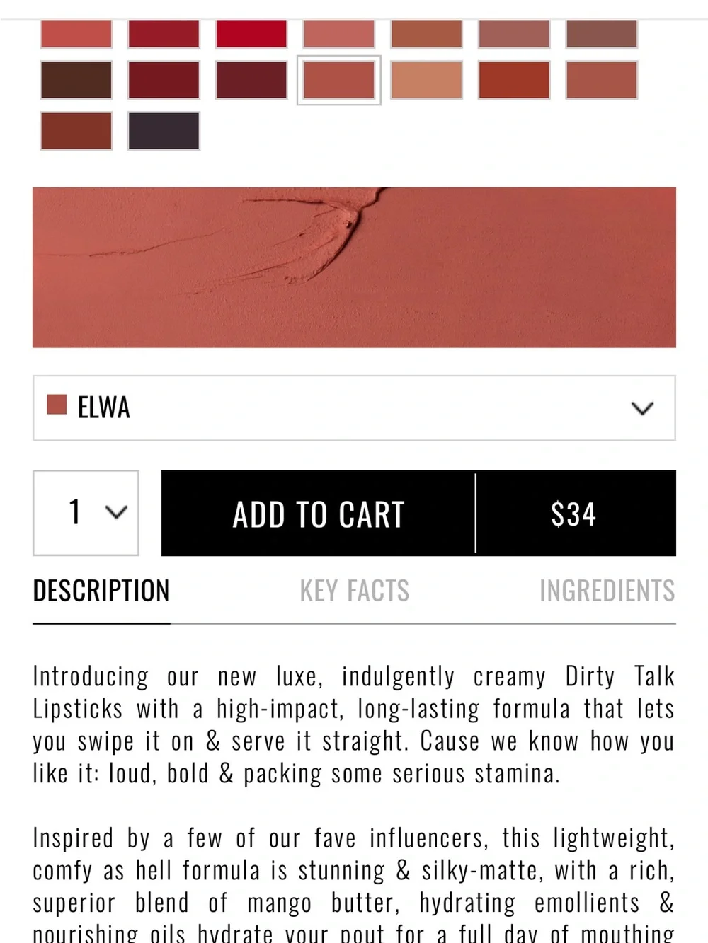 Il Makiage DIRTY TALK LIPSTICK SILKY-MATTE LIP COLOR
